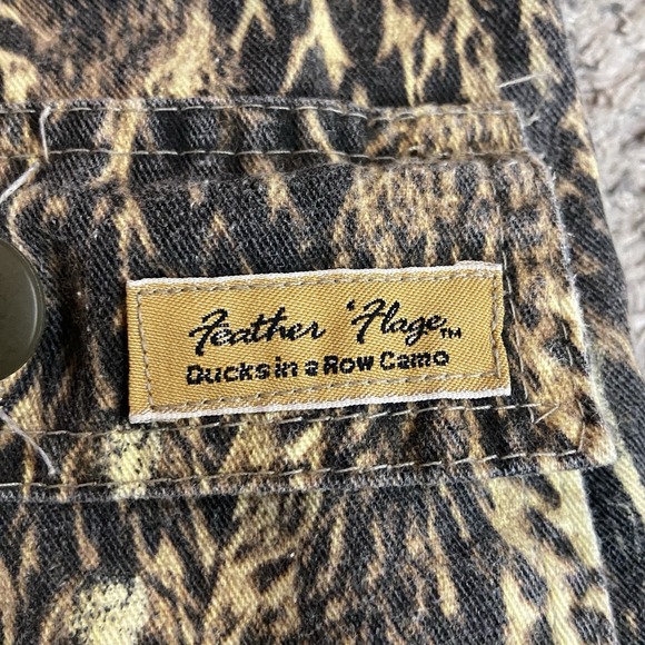 Feather Flage Men's Camo Pants Ducks In A Row 2XL Y2K Cargo Hunting - Picture 8 of 14